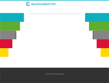 Tablet Screenshot of geoconsultpak.com